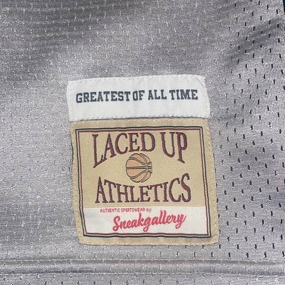 Laced Up Retro 4 Michael Jordan Pure Money Sewn Goat Jersey - Picture 3 of 6